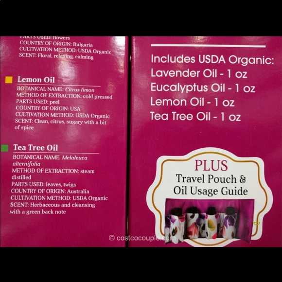 Paradise Springs Essential Oils | 4 Bottles | Eucalyptus Lavender Lemon Tea Tree - Picture 8 of 11